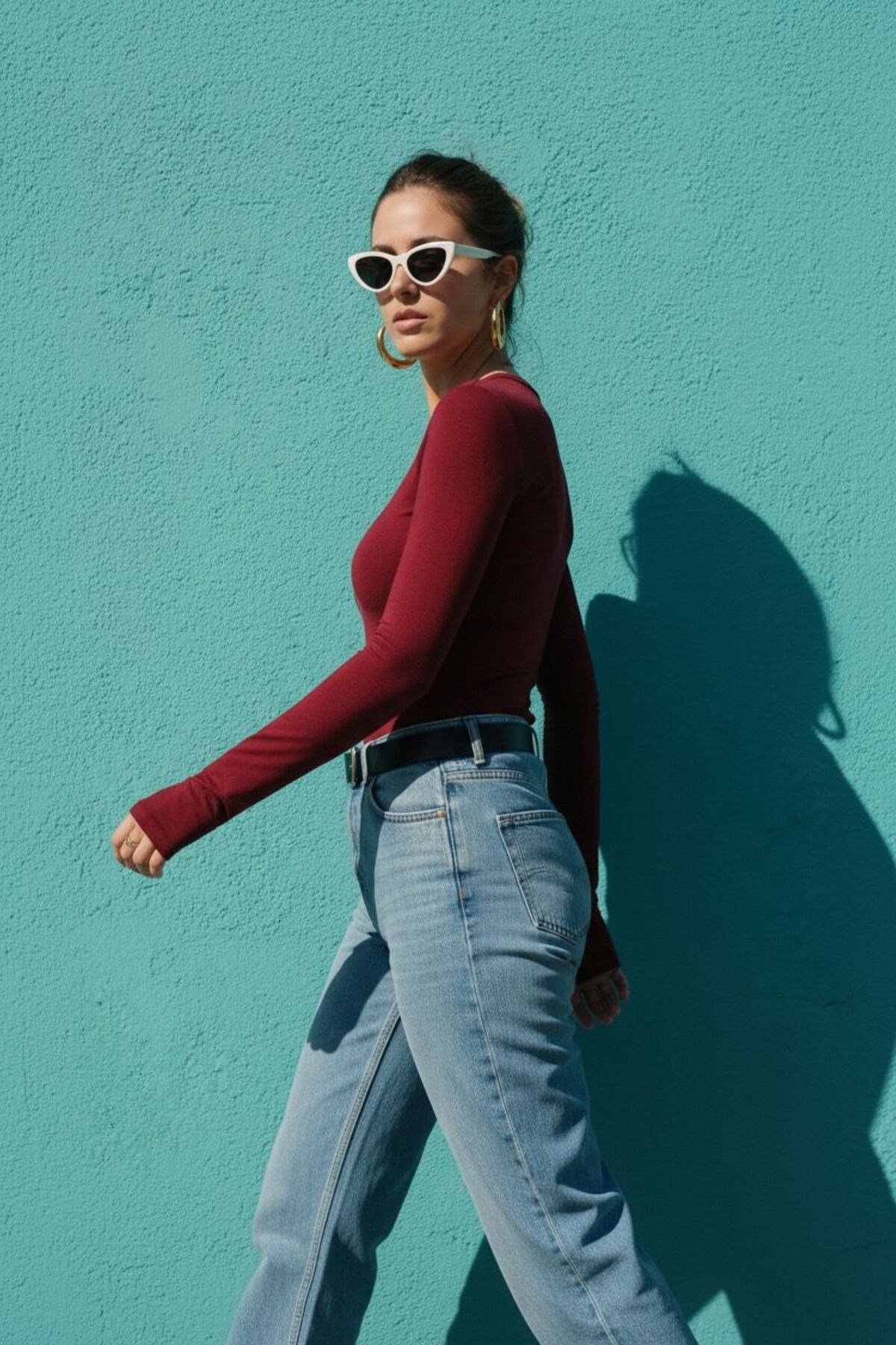 Kadın Parmak Detaylı Body
