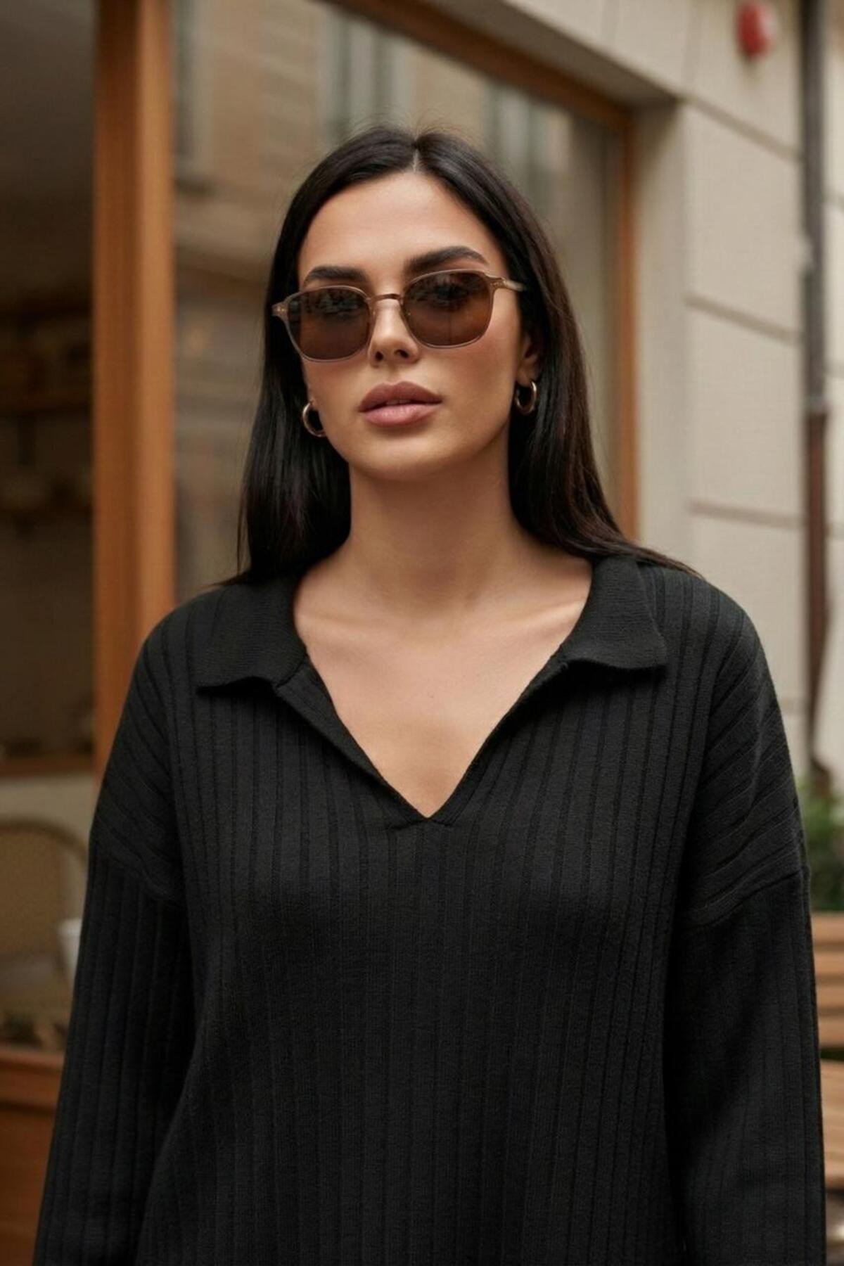Kadın Polo Yaka İnterlok İkili Takım