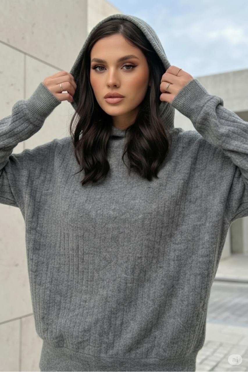 Kapüşonlu Sweat Takım