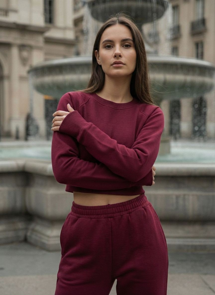 Parmak Geçirmeli Crop Takım