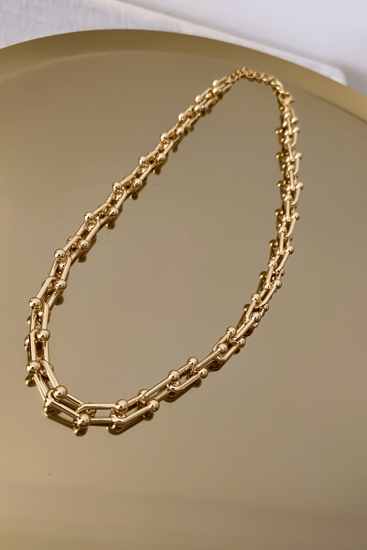 İç İçe Geçmeli İnce Marka Model Kolye (50cm)