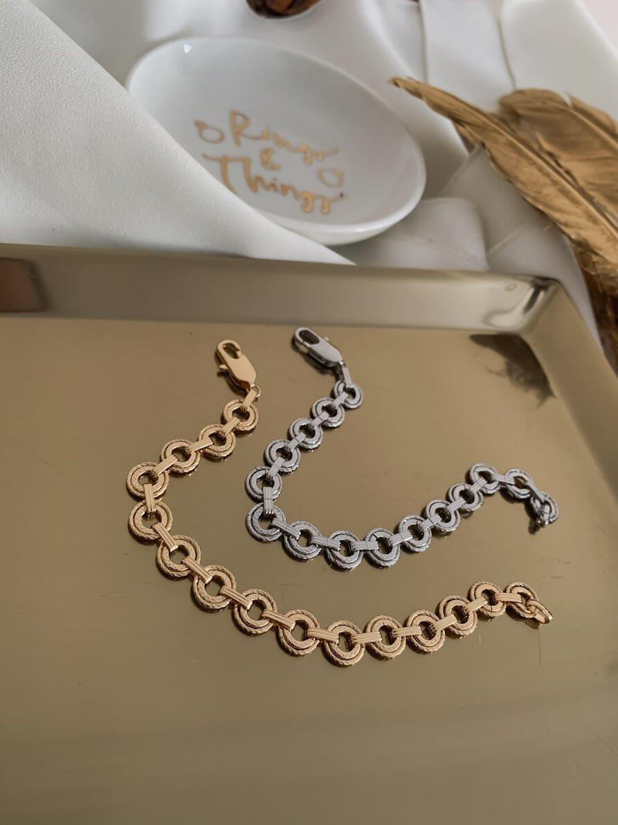 İkili Halka Geçmeli Bileklik