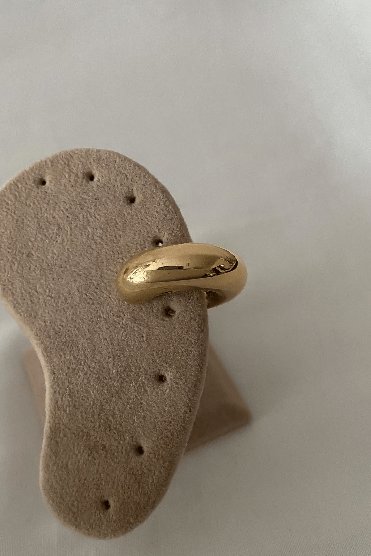 Kalın Boru Plaka Kıkırdak Küpe (Toplam Genişlik:2,5 Cm)