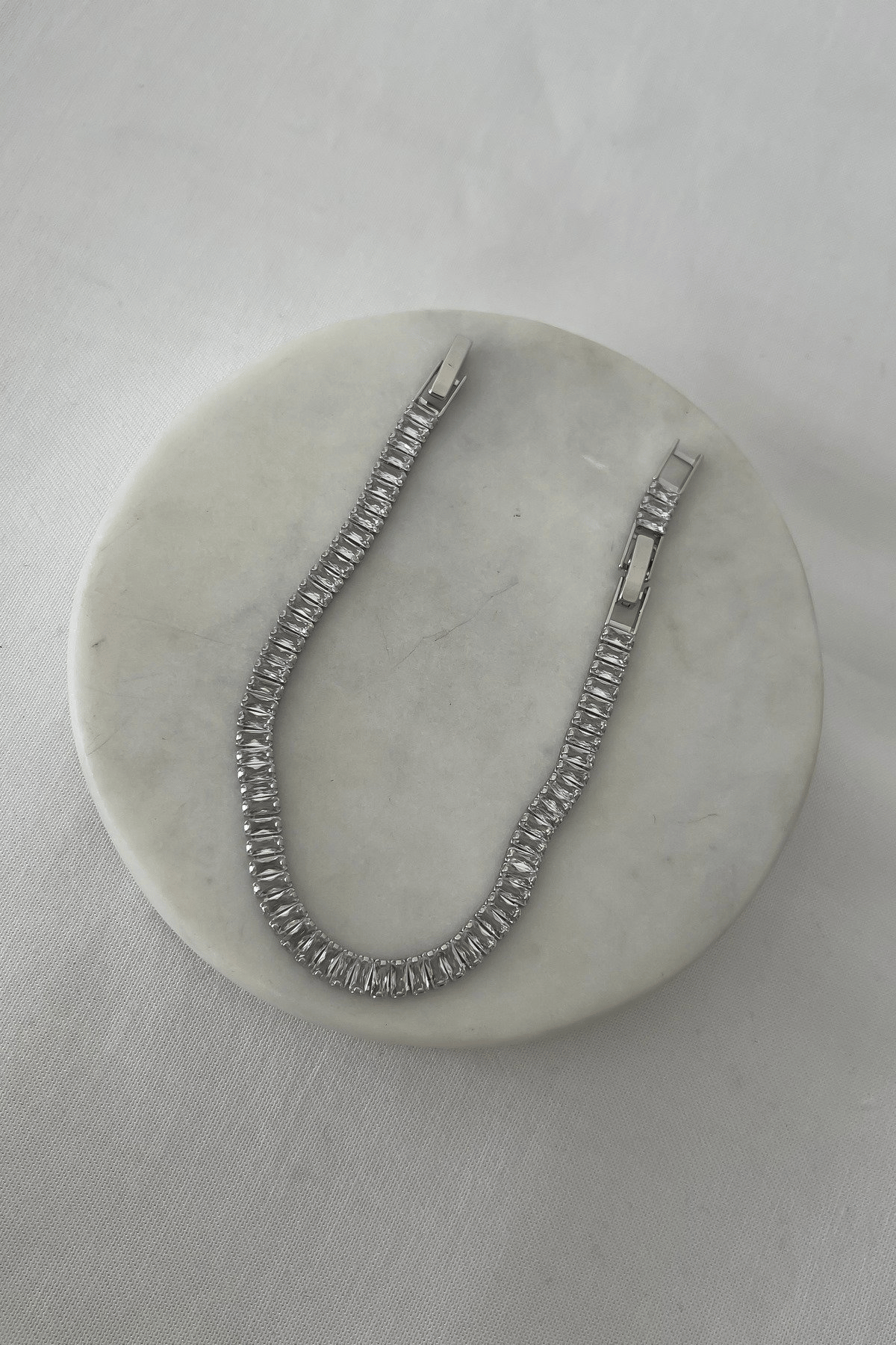 Özel Seri Baget Taşlı Su Yolu Bileklik (18cm)