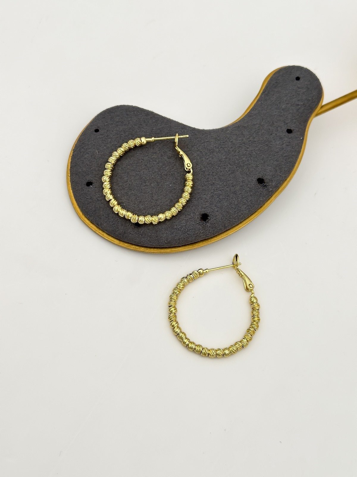 Özel Seri Dorika Topçuk Model Halka Küpe ( İç Çap: 2.5 Cm )