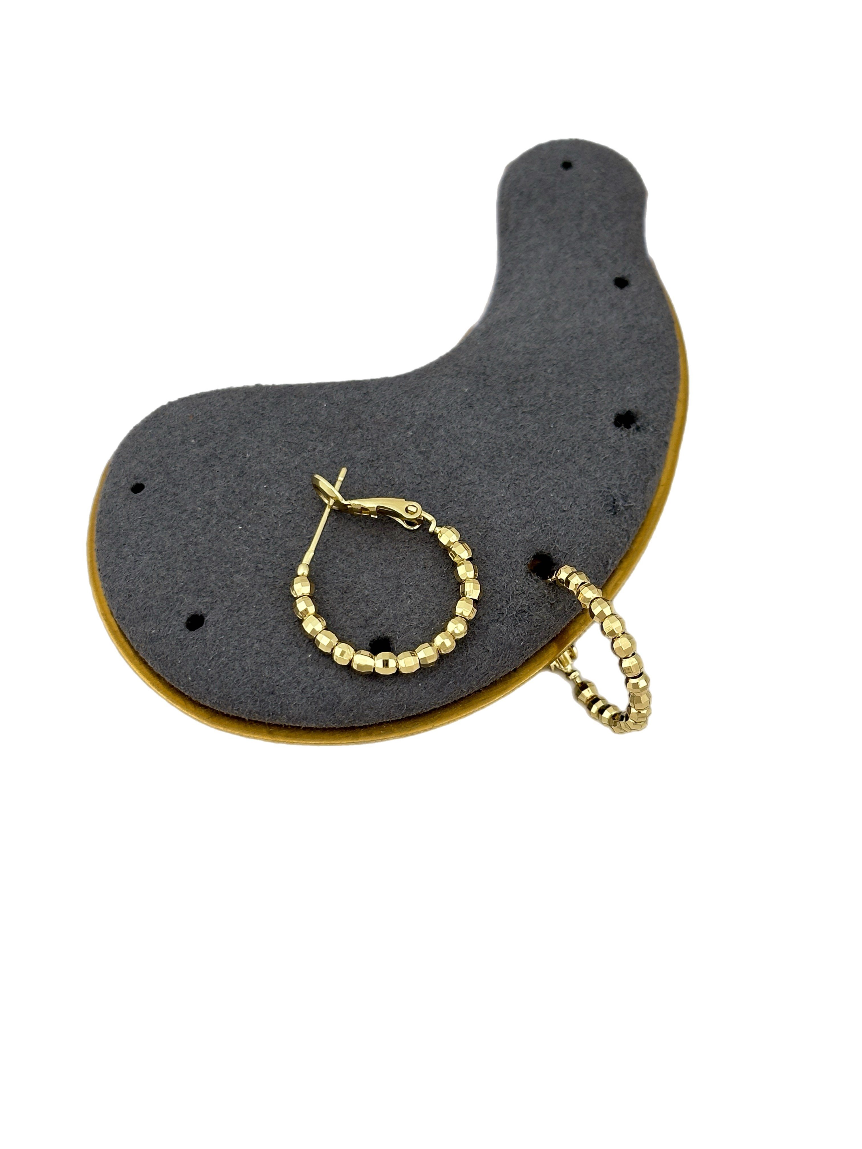 Özel Seri Dorika Topçuklu Halka Küpe ( İç Çap : 1.6 Cm )