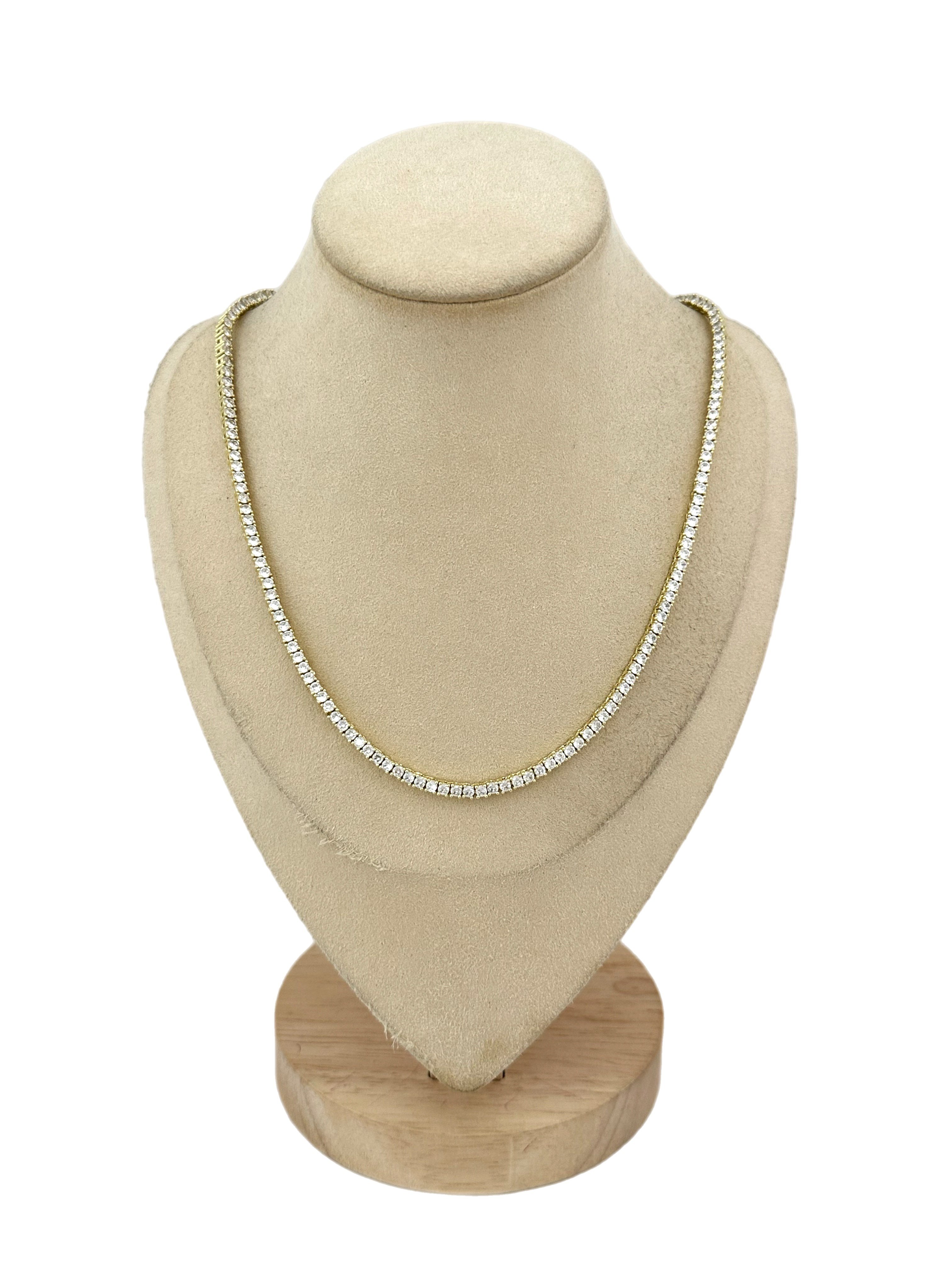 Özel Seri Gold Renk  2 Mm Döküm Su Yolu Kolye ( 19 Cm )