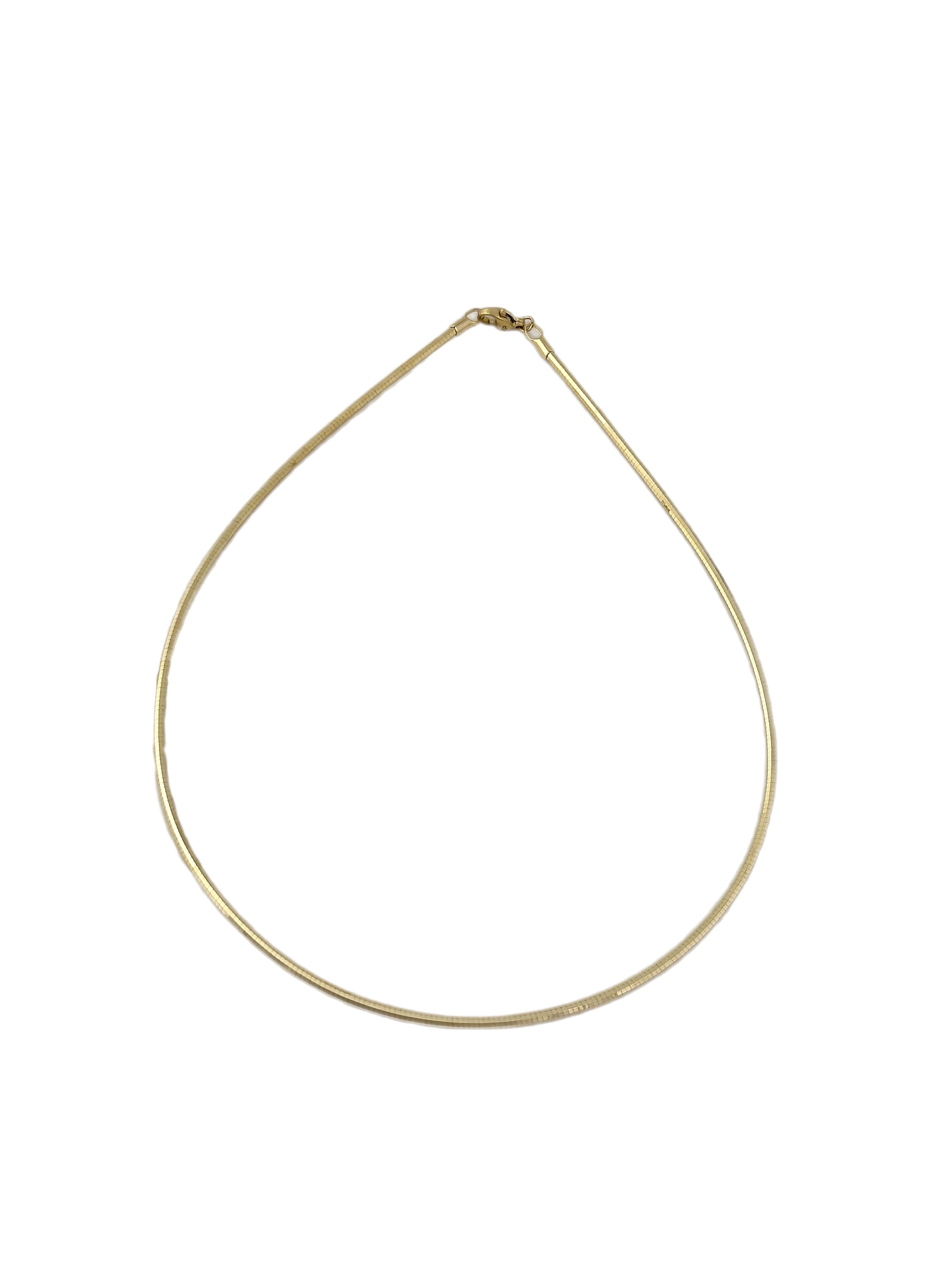 Özel Seri İşlemeli Tel Choker Kolye ( 40 Cm )