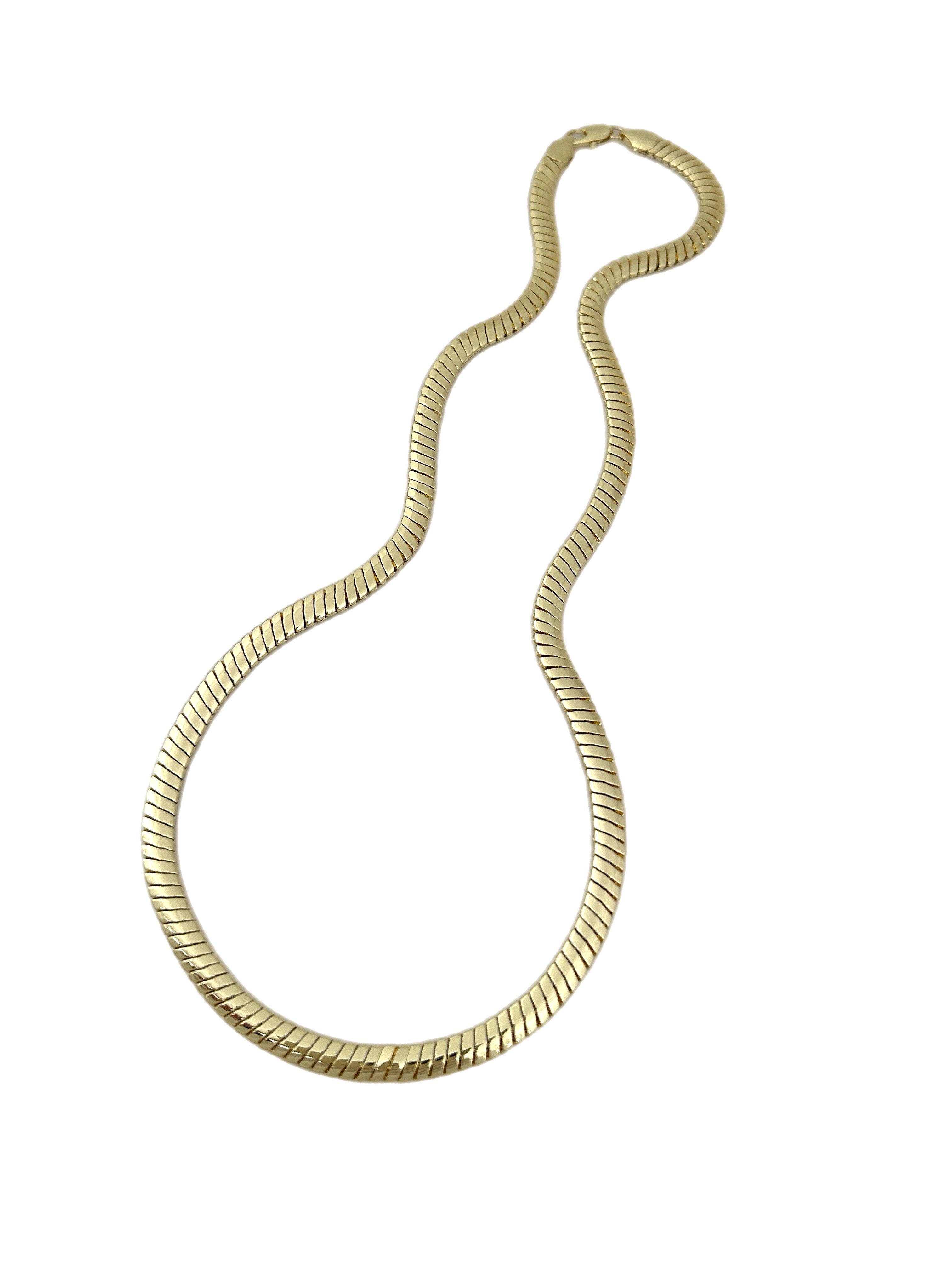Özel Seri Kalın İtalyan Yılan Zincir Kolye ( 60 Cm )