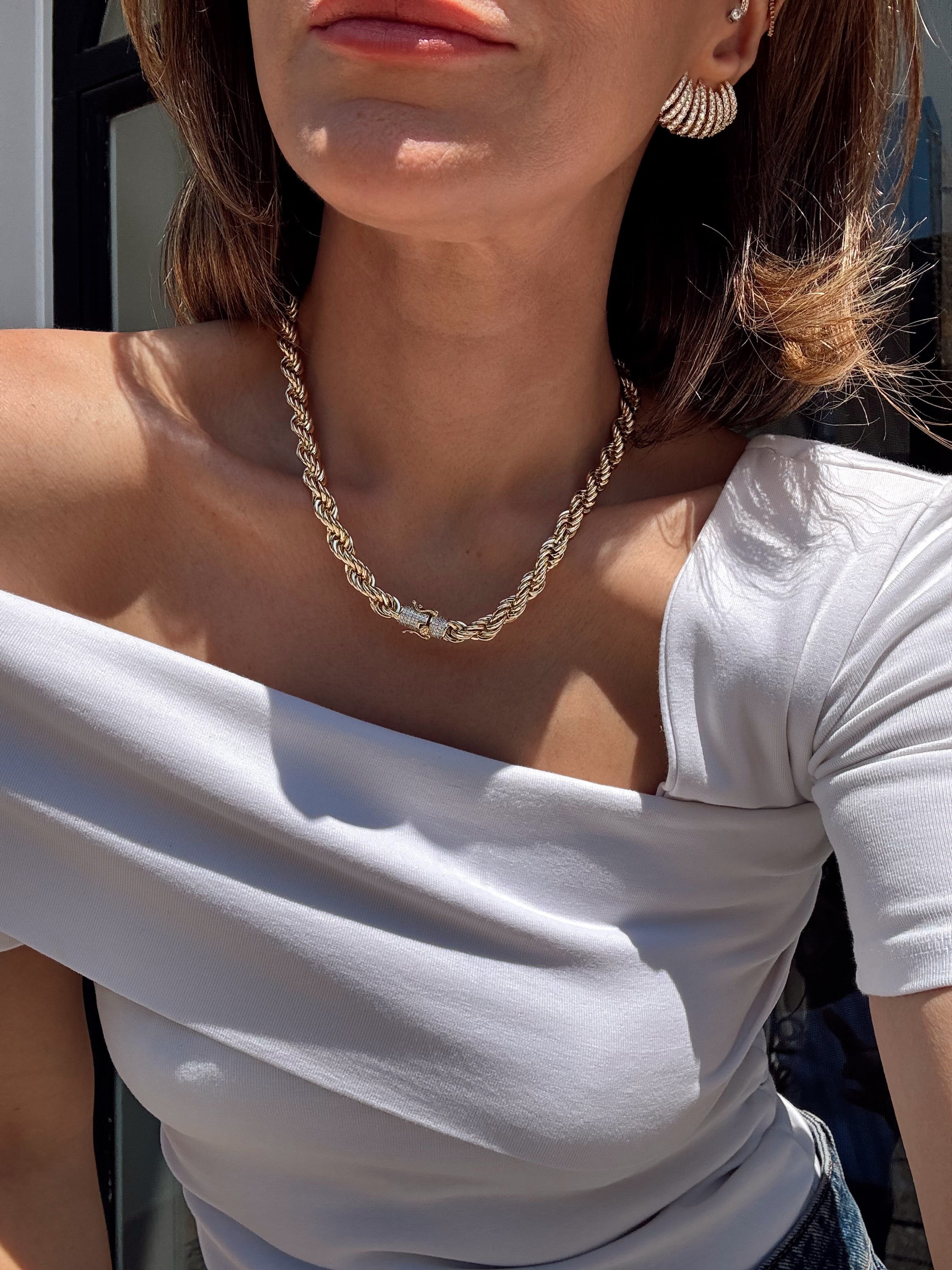 Özel Seri Zirkon Taşlı Kalın Burgu Model Tasarım Set