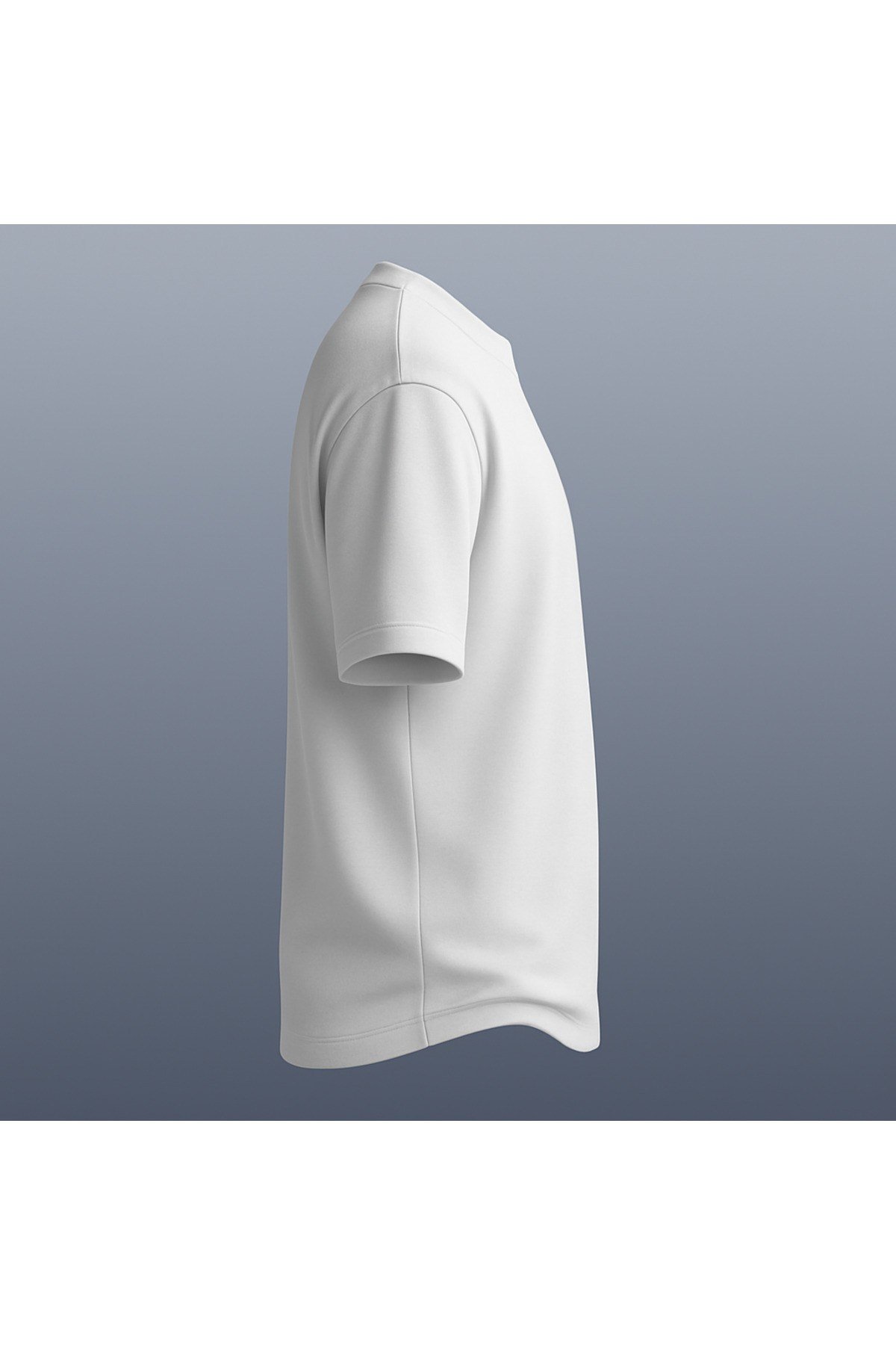 Beyaz Basic Oversize Rahat Kalıp T-Shirt