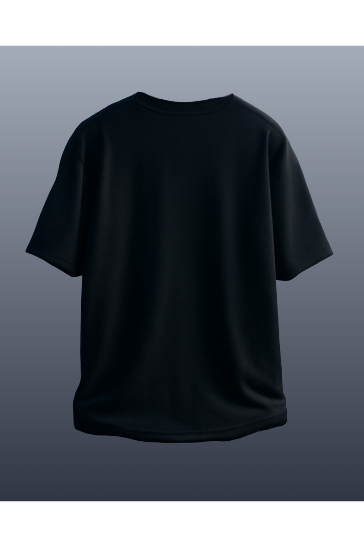 Unisex Erkek/Kadın Özel Baskılı Oversize Pamuklu Bisiklet Yaka T-Shirt