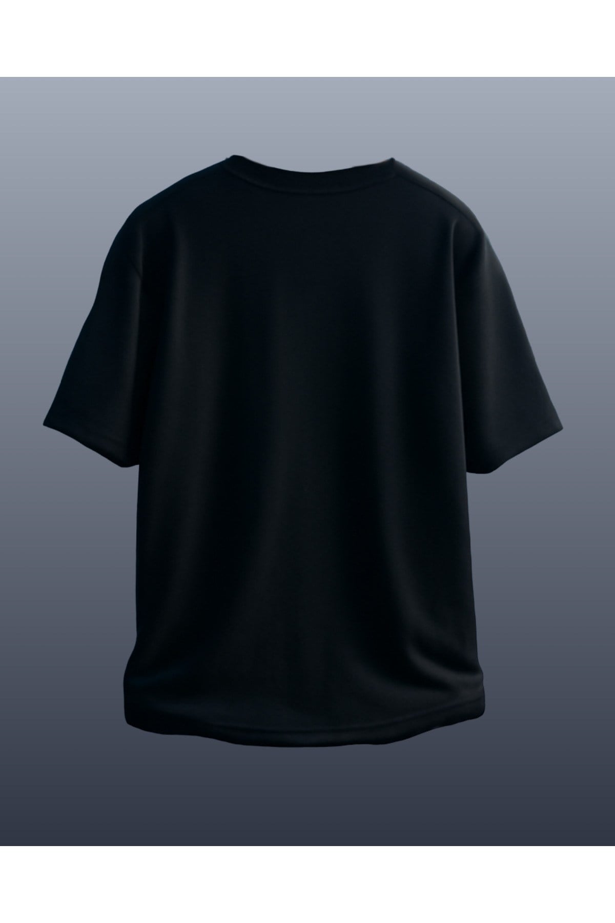 Unisex Erkek/Kadın Özel Baskılı Oversize Pamuklu Bisiklet Yaka T-Shirt