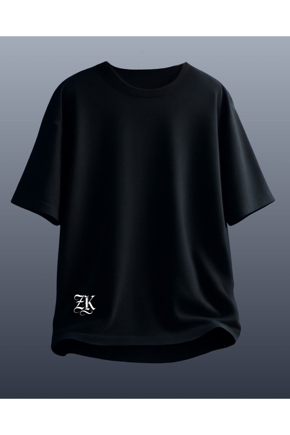 Unisex Erkek/Kadın Özel Baskılı Oversize Pamuklu Bisiklet Yaka T-Shirt