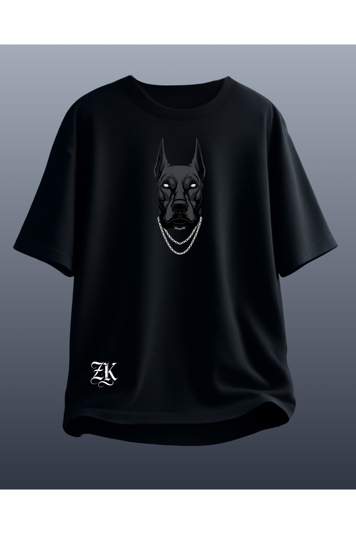 Unisex Erkek/Kadın Özel Baskılı Oversize Pamuklu Bisiklet Yaka T-Shirt