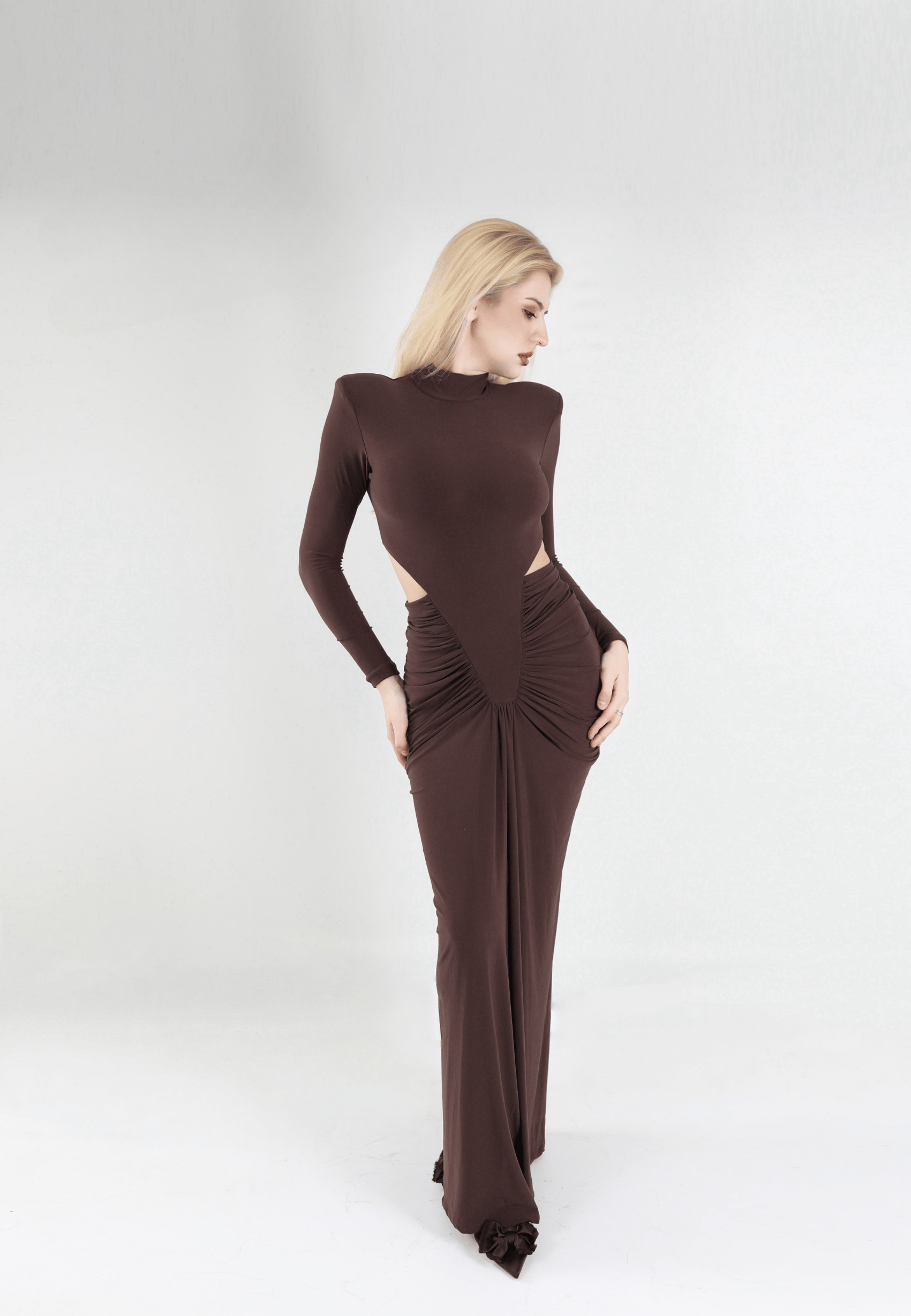 Cocoa Embrace Gown