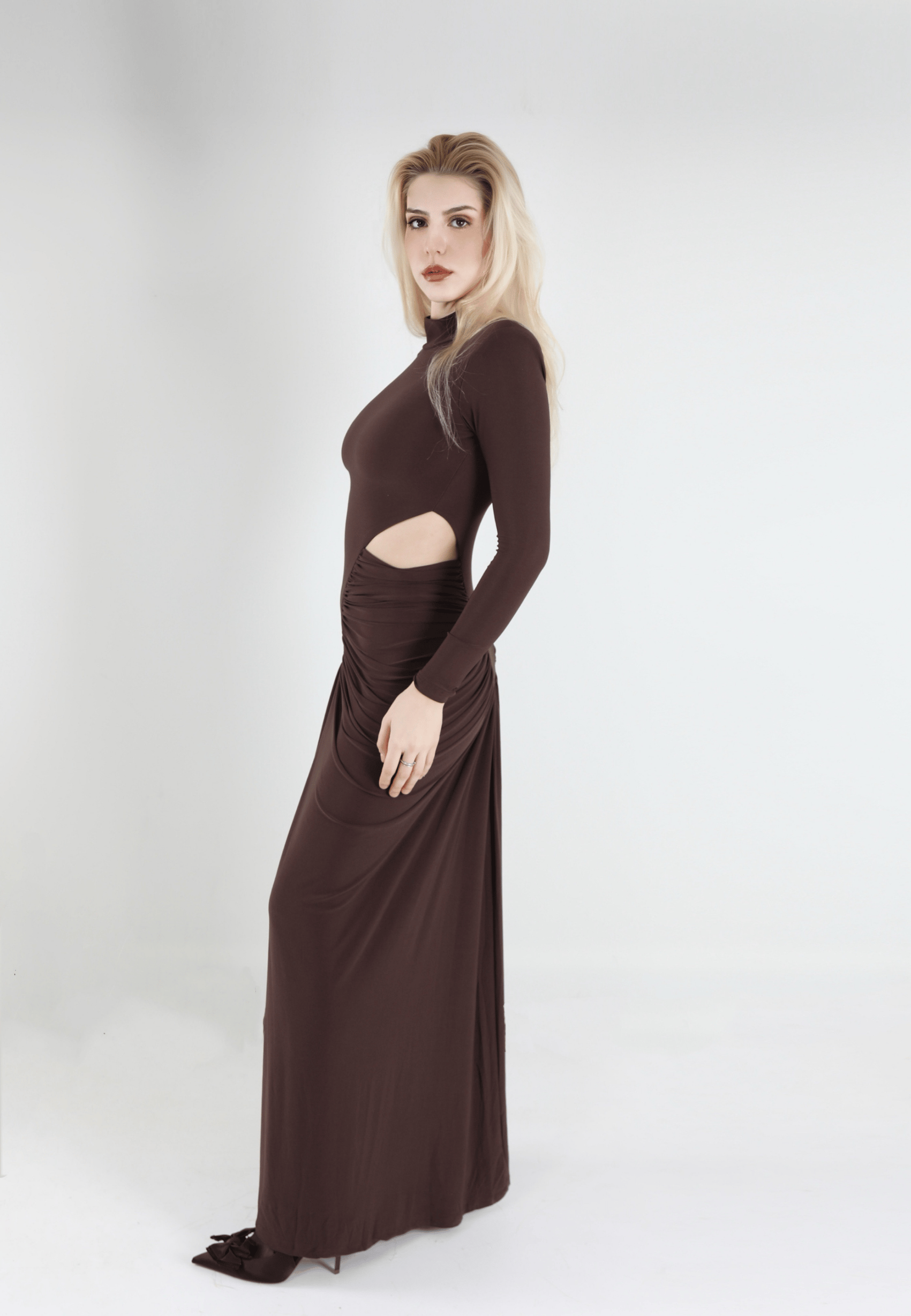 Cocoa Embrace Gown