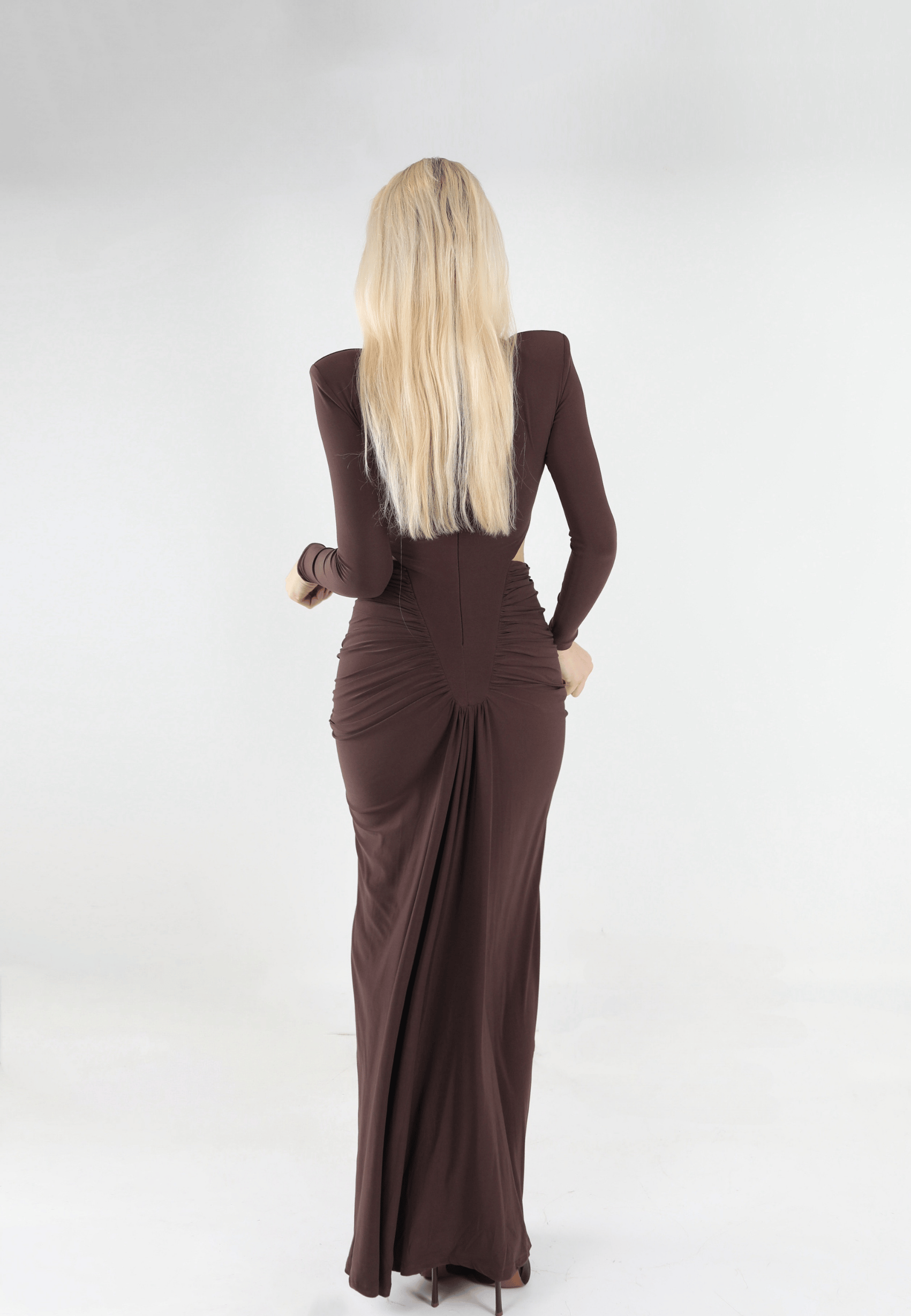 Cocoa Embrace Gown