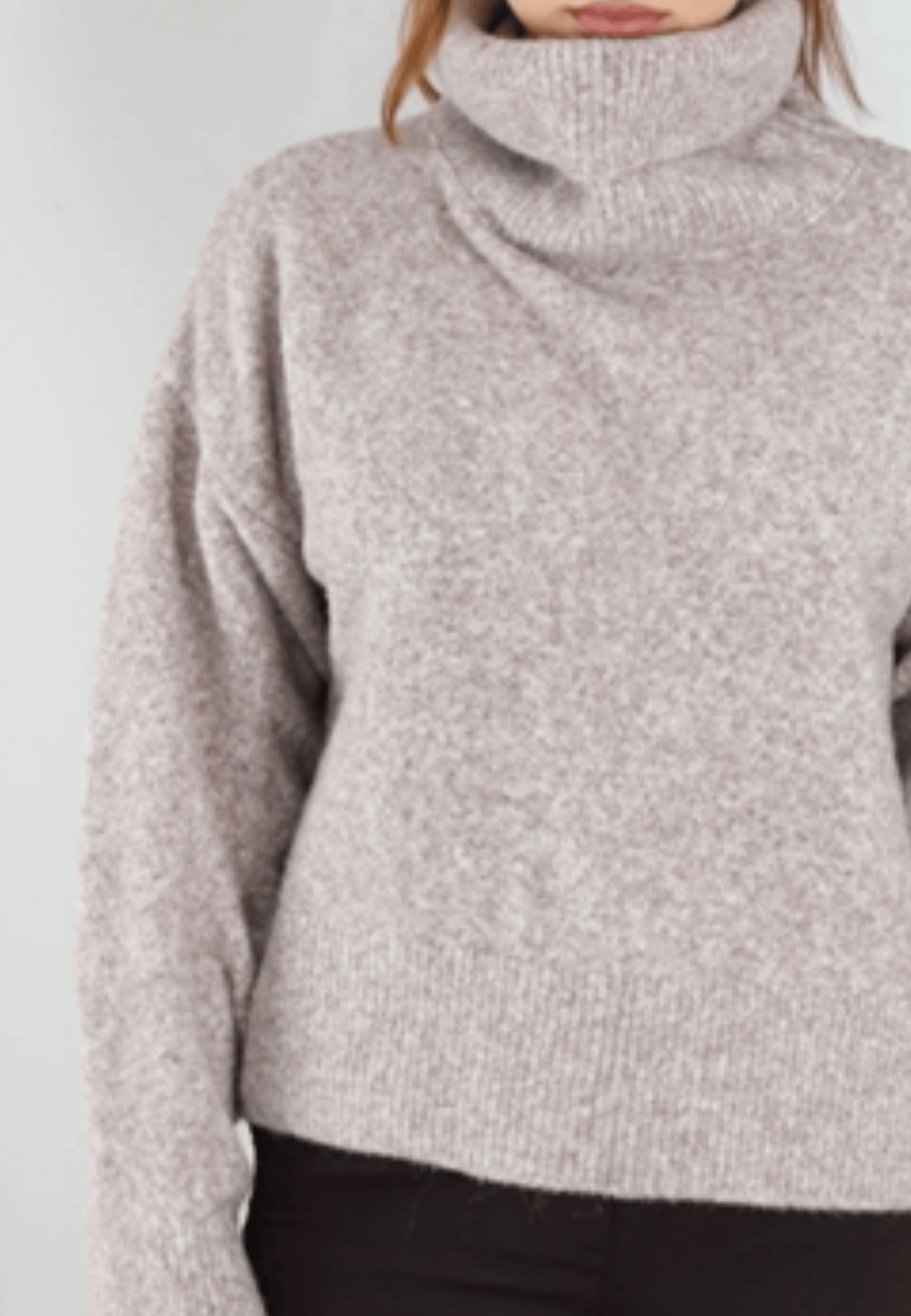 Coffee Cloud Knit Ash Grey