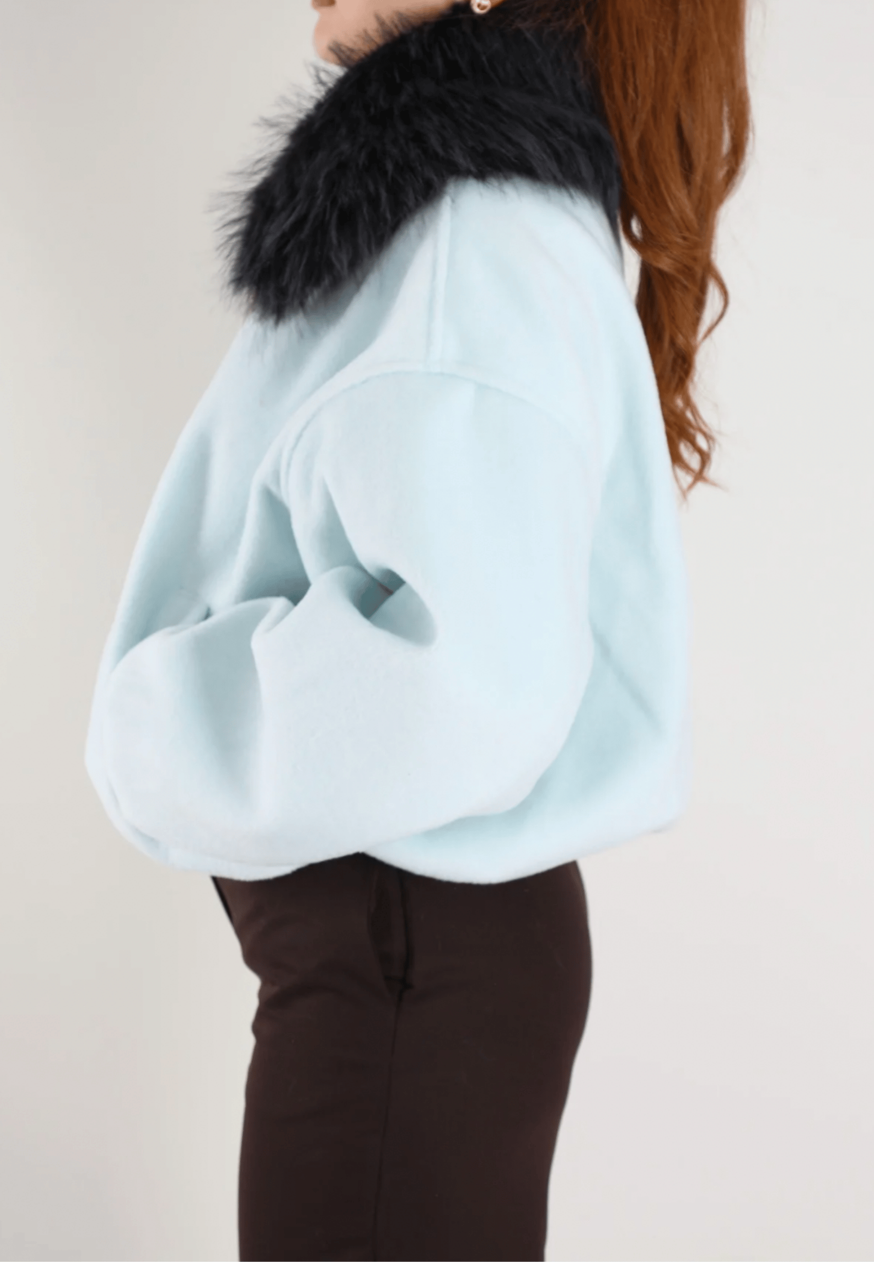 Sky Brew Coat Blue
