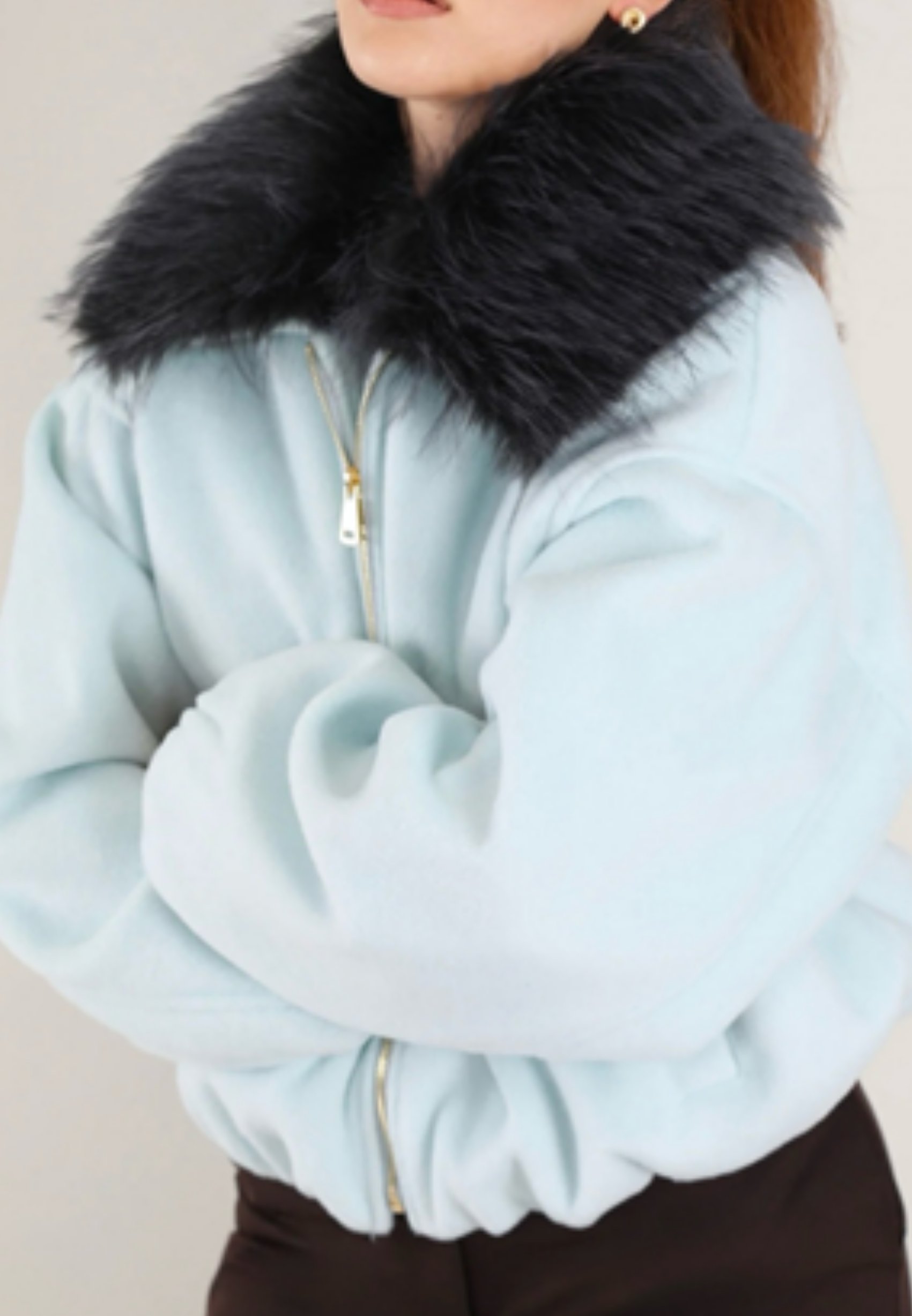 Sky Brew Coat Blue