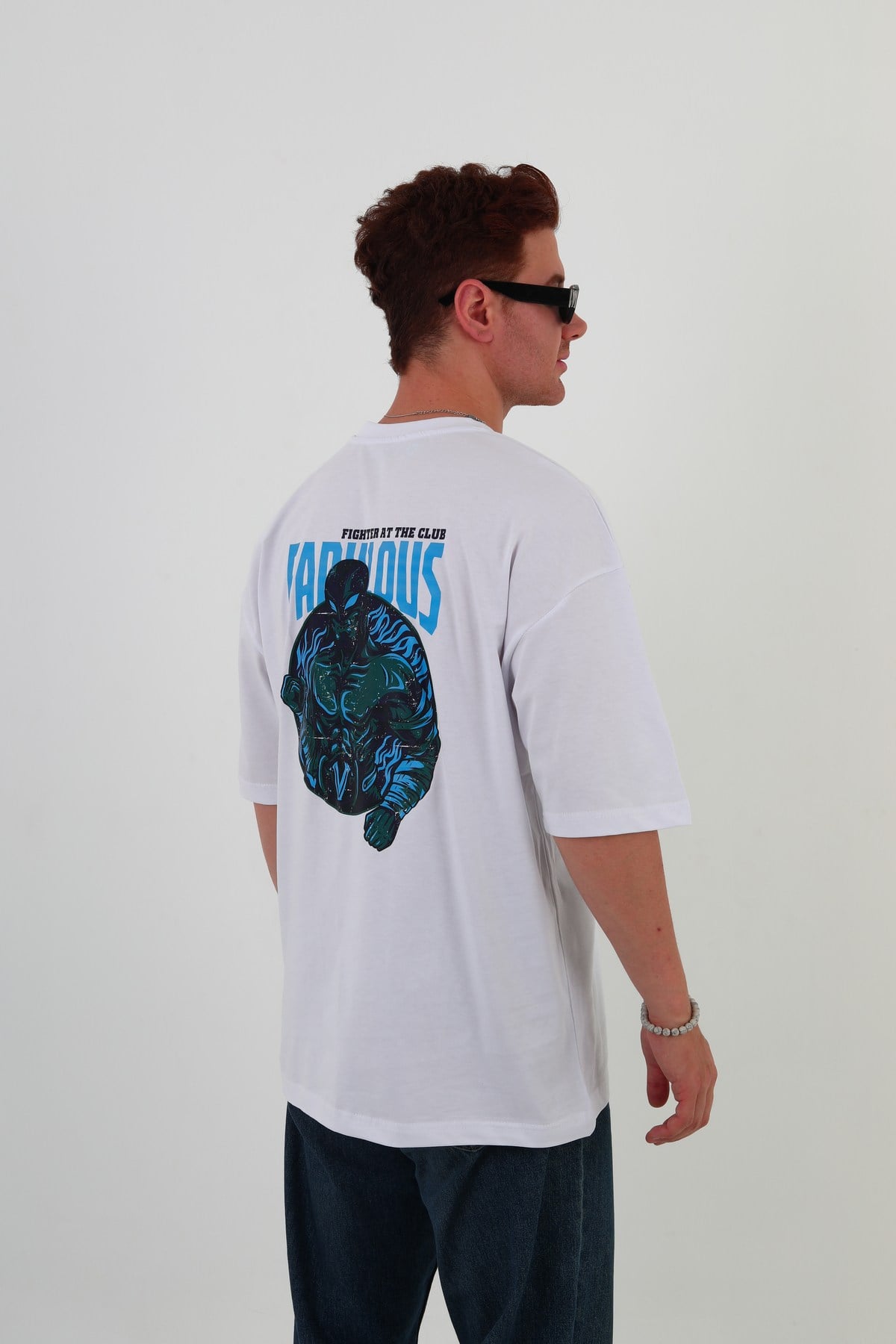 FABULOUS-Oversize Tişört | Sırt Baskılı – Minimal Göğüs Desenli Unisex Tshirt