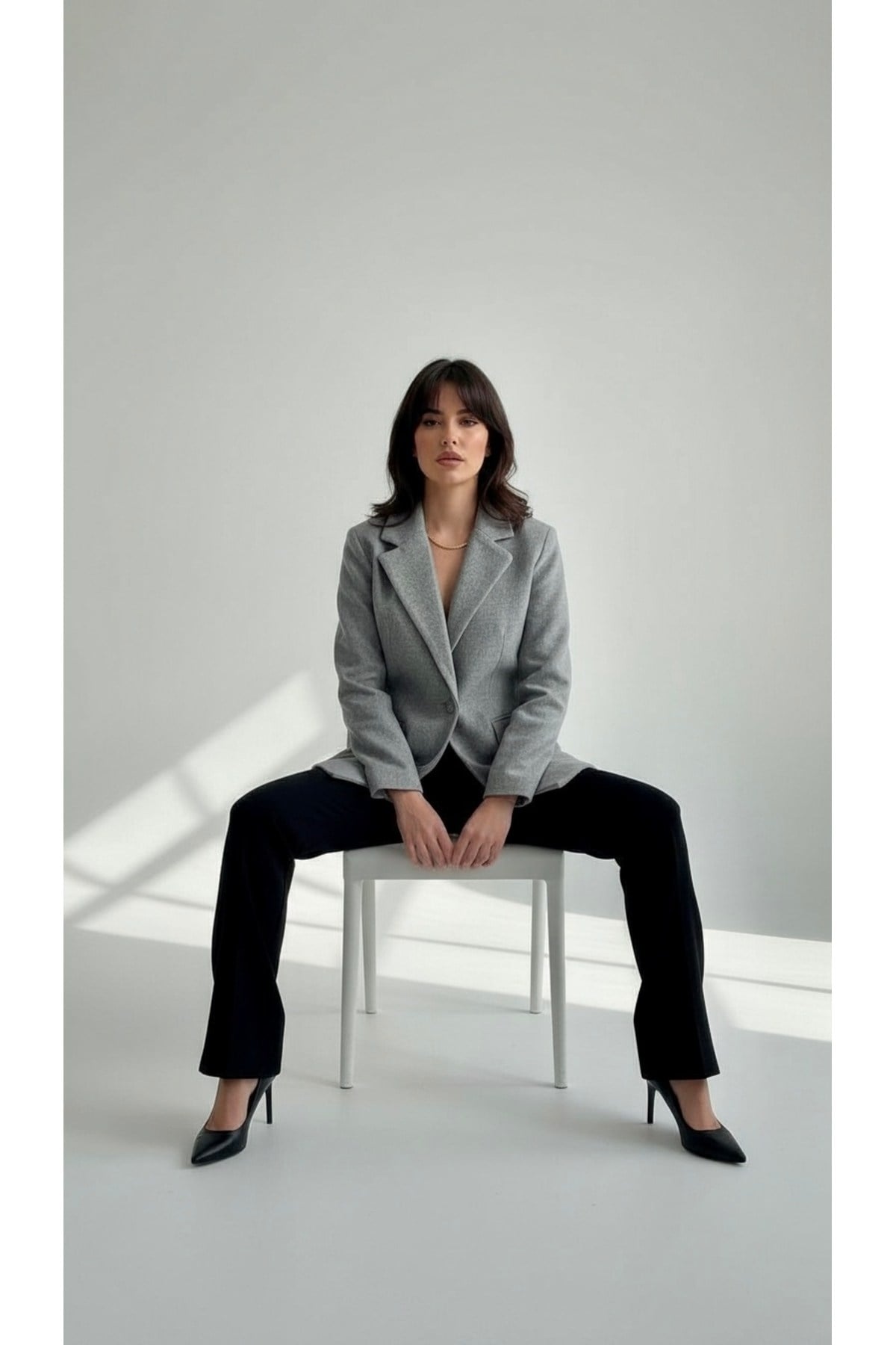 Kadın Kaşe Blazer Ceket