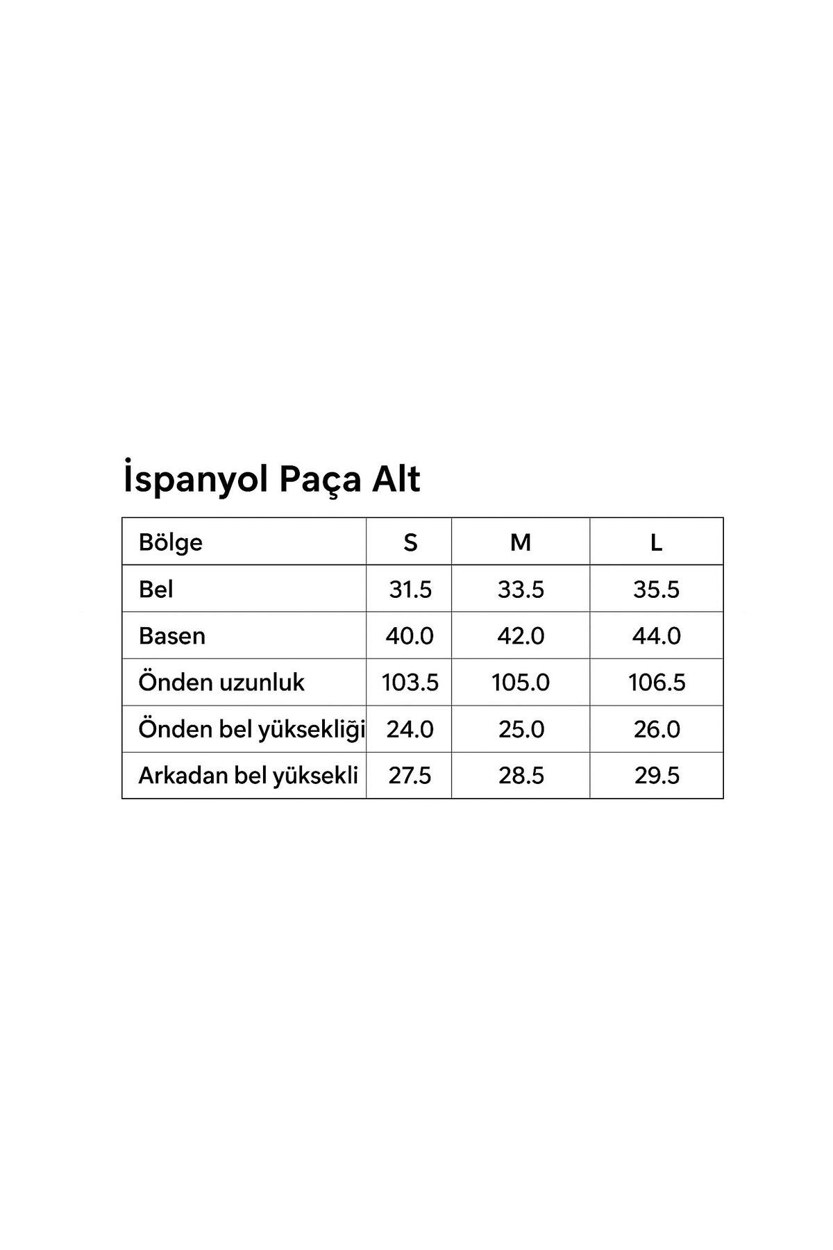 Kadın Pamuk İspanyol Paça Pantolon