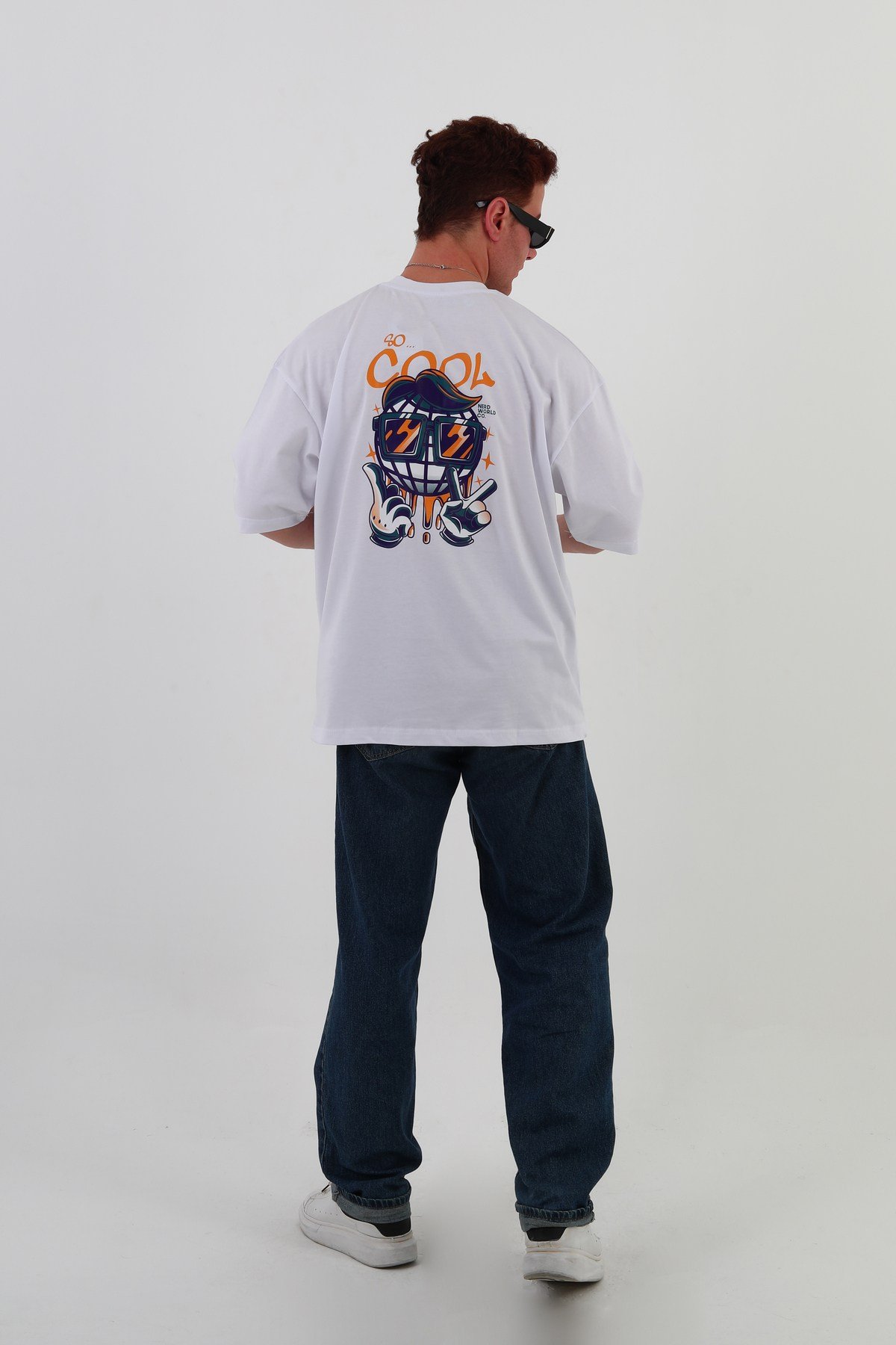 So Cool -oversize Tişört | Sırt Baskılı – Minimal Göğüs Desenli Unisex Tshirt