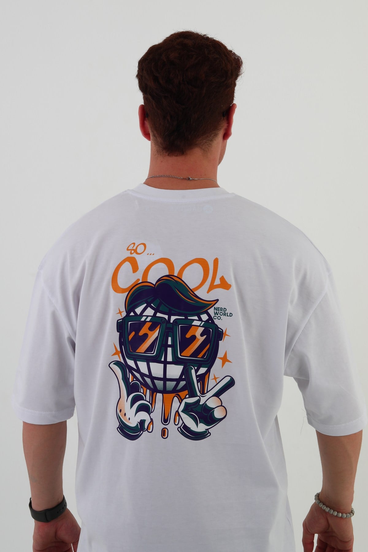 So Cool -oversize Tişört | Sırt Baskılı – Minimal Göğüs Desenli Unisex Tshirt