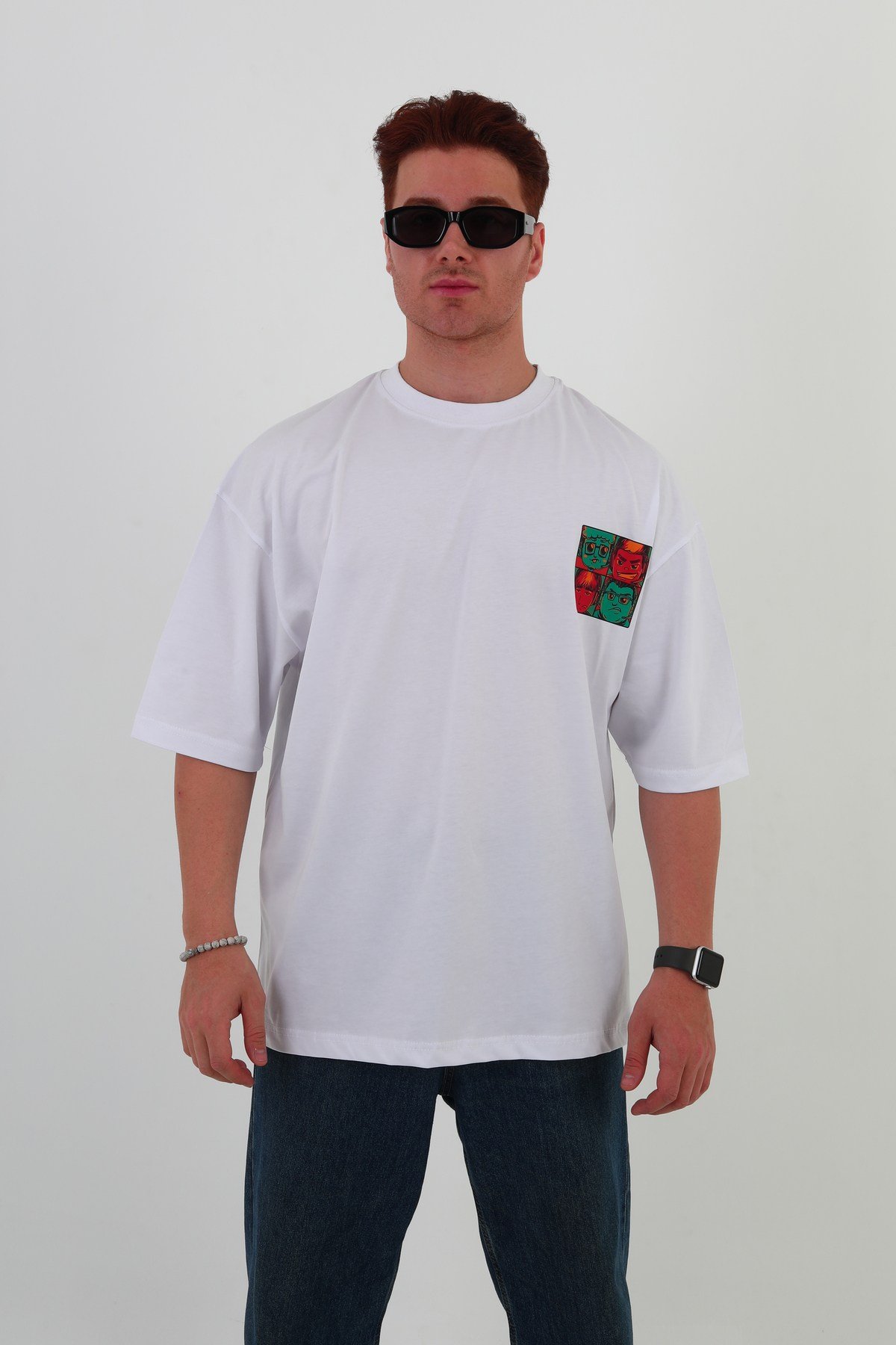 Typeofgamer-oversize Tişört | Premıum Sırt Baskılı – Minimal Göğüs Desenli Unisex Tshirt