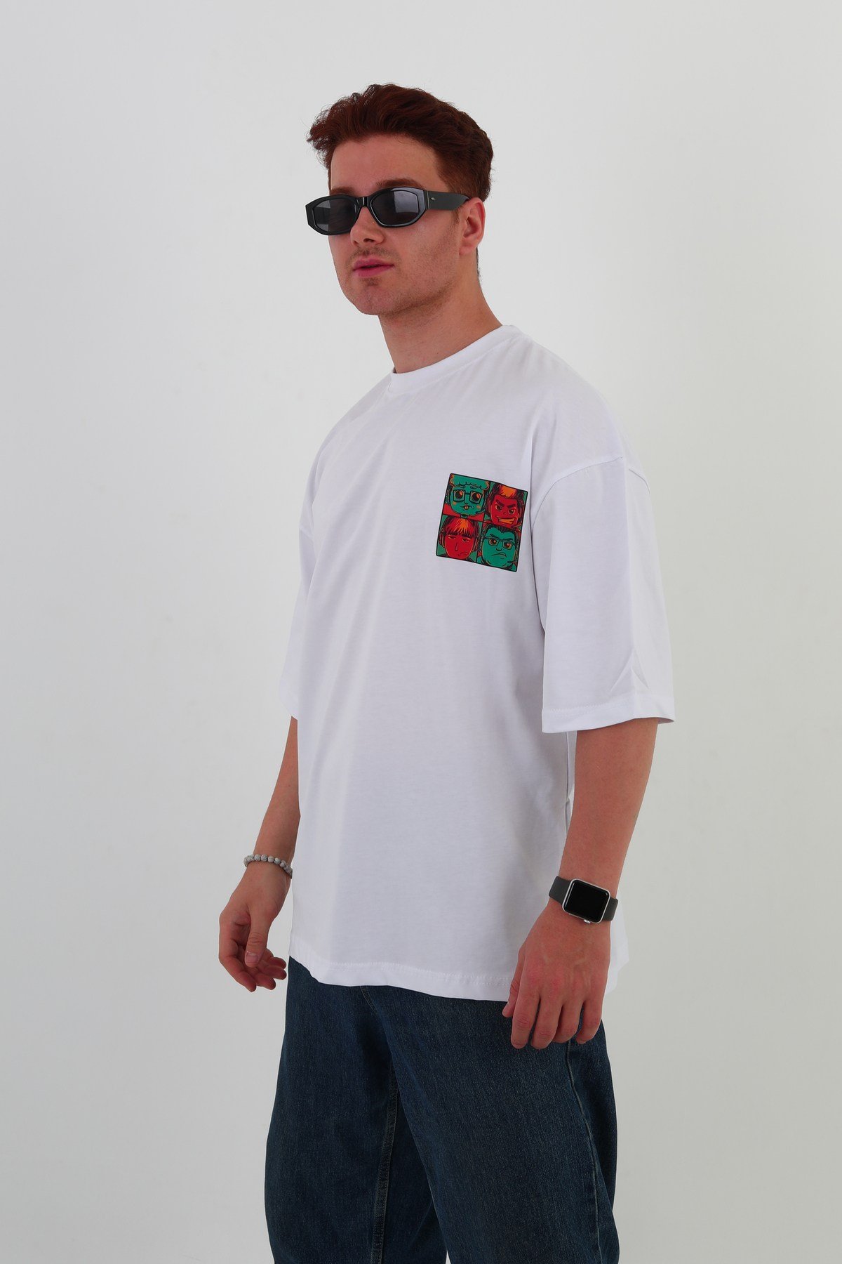 Typeofgamer-oversize Tişört | Premıum Sırt Baskılı – Minimal Göğüs Desenli Unisex Tshirt
