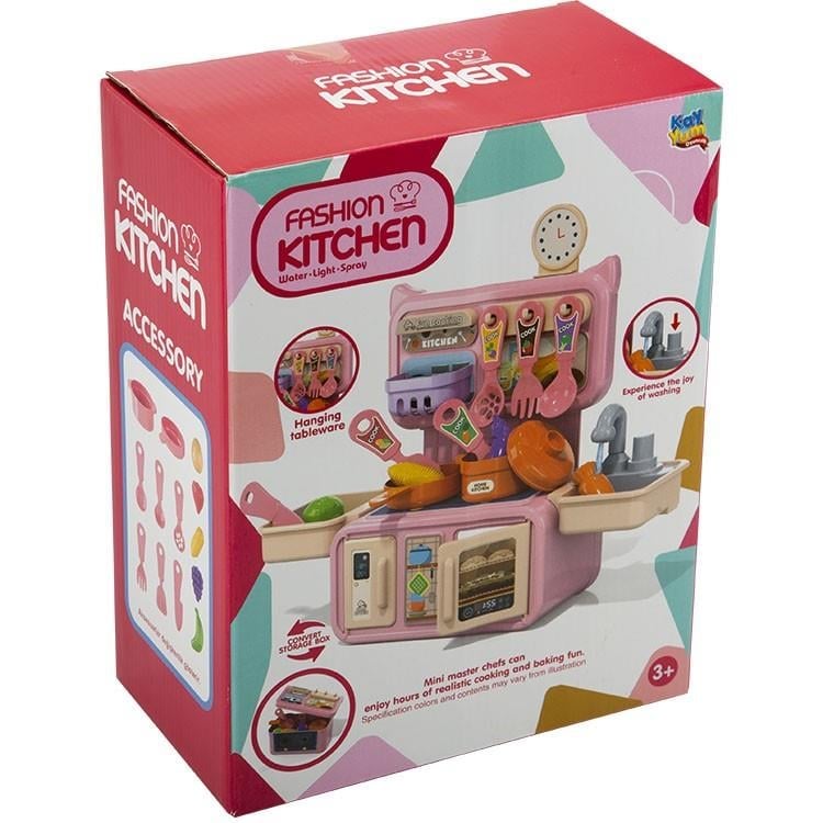 2560 MİNİ MUTFAK SET - PEMBE (24)