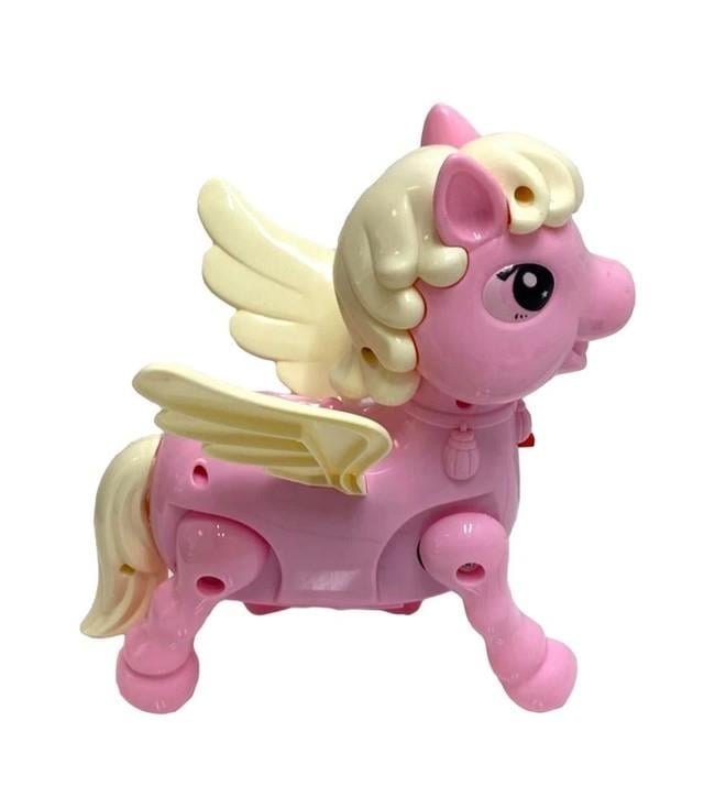 2570 YÜRÜYEN PİLLİ AT - PEMBE (36)