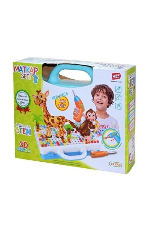 3D STEM EĞİTİCİ MATKAP SETİ-HAYVANLAR
