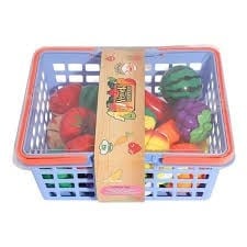 42 PCS SEPETLİ KESİLEBİLEN MEYVE VE SEBZE