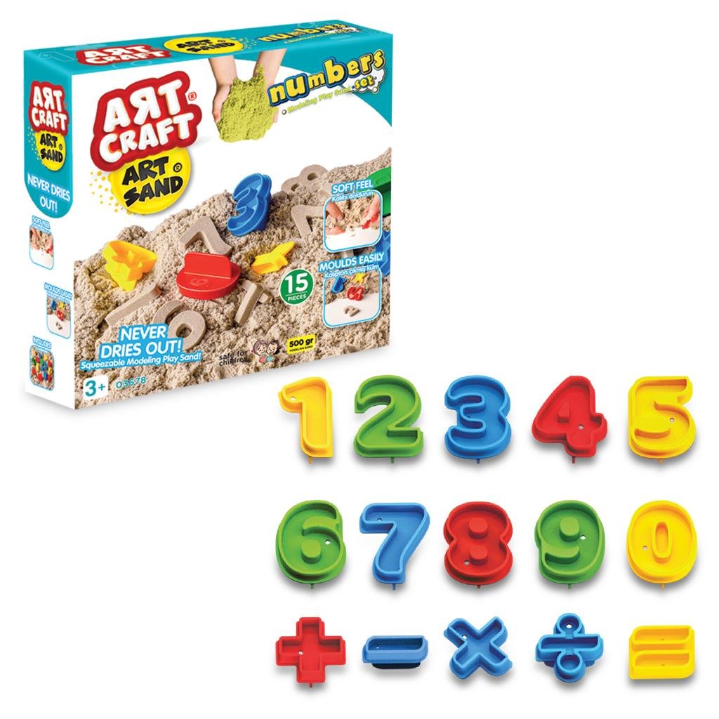 500 GR ARDSAND RAKAMLAR KUM SETİ