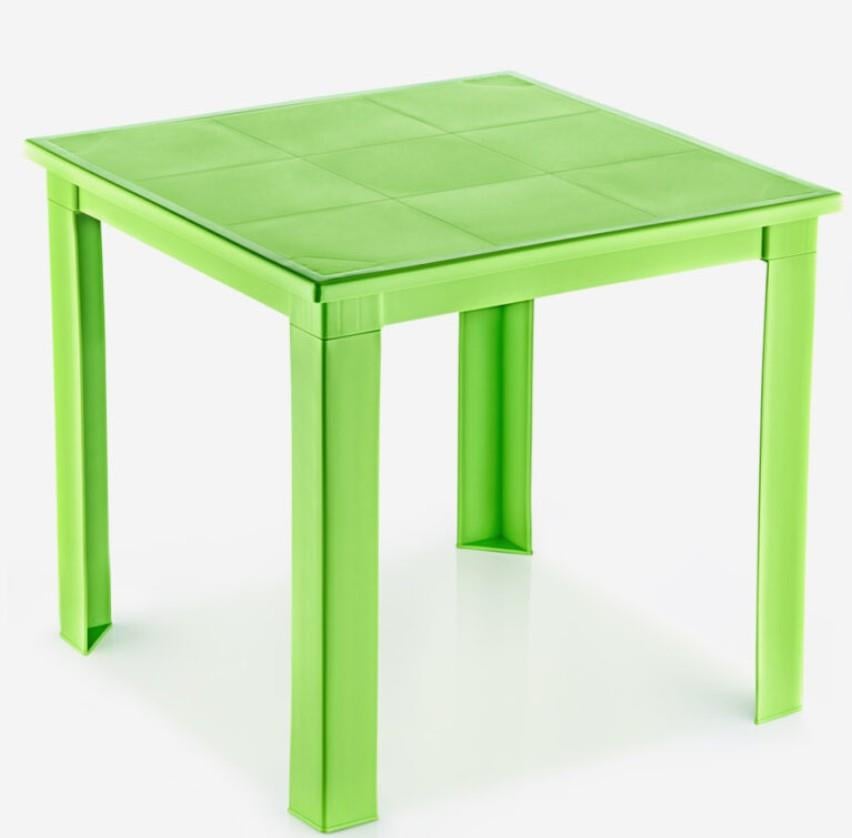 50X50 H:40 PLASTİK MASA TURKUAZ