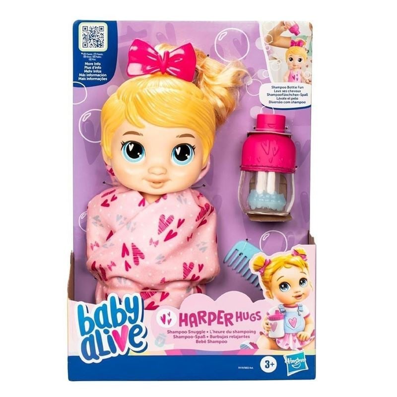 BABY ALIVE BEBEĞİMLE ŞAMPUAN EĞLENCESİ (SARIŞIN)
