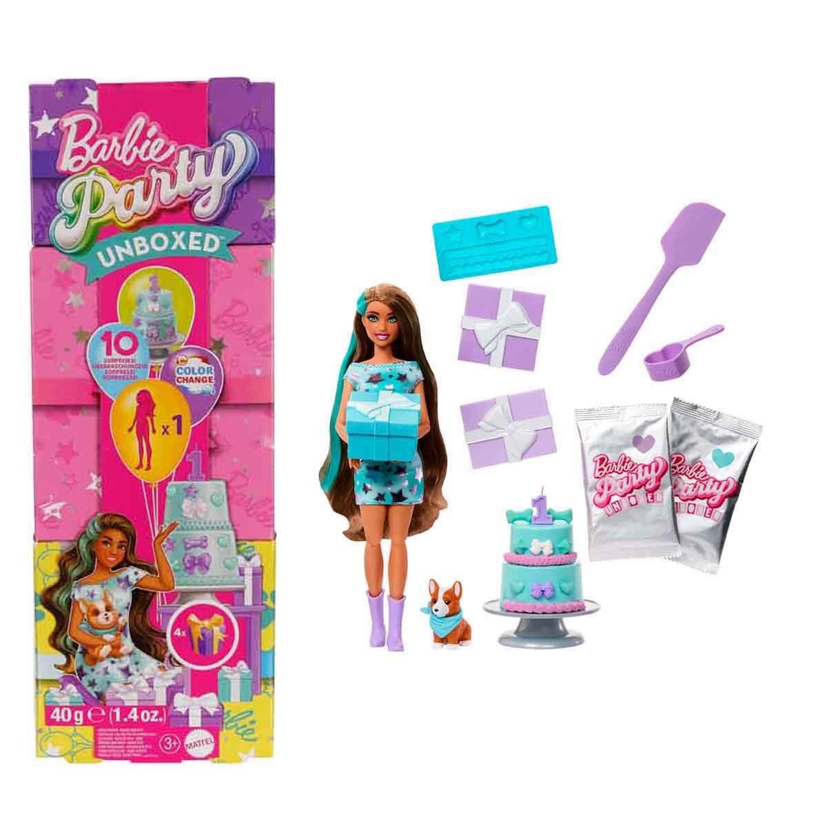 BARBIE PARTY UNBOXED GLAM PARTY SERİES - RED ORİGİNAL DOLL