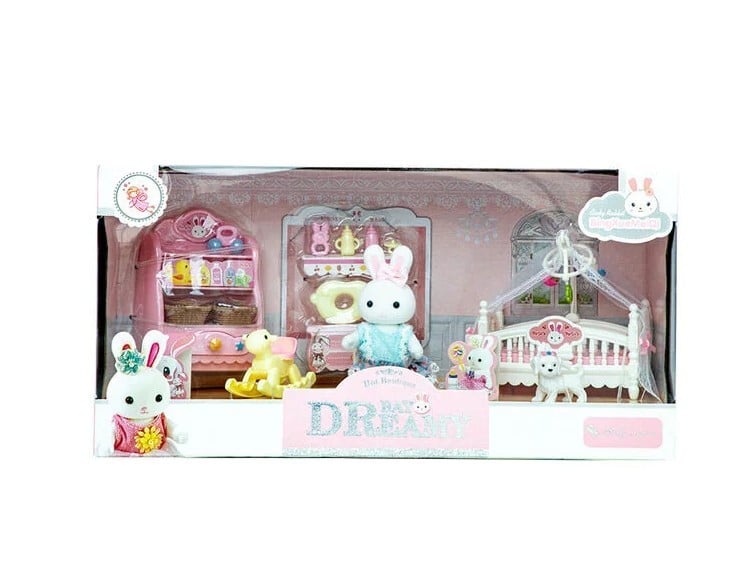 BAY DREAMY MİNİ TAVŞAN- BEBEK ODASI OYUN SETİ