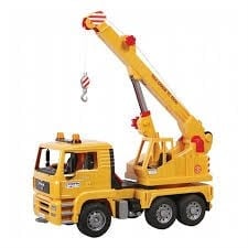 Bruder Man Vinçli Kamyon Sarı 02754