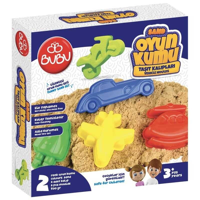 BU-BU OYUN KUMU VE ARAÇ KALIPLI SET 500 GR.