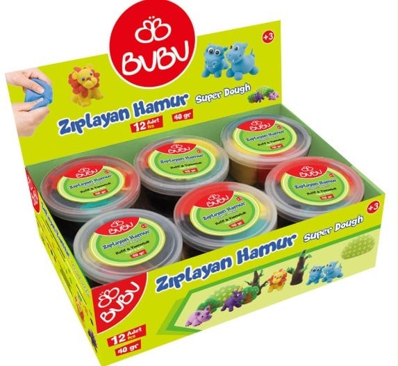 BU-BU ZIPLAYAN HAMUR 12'Lİ