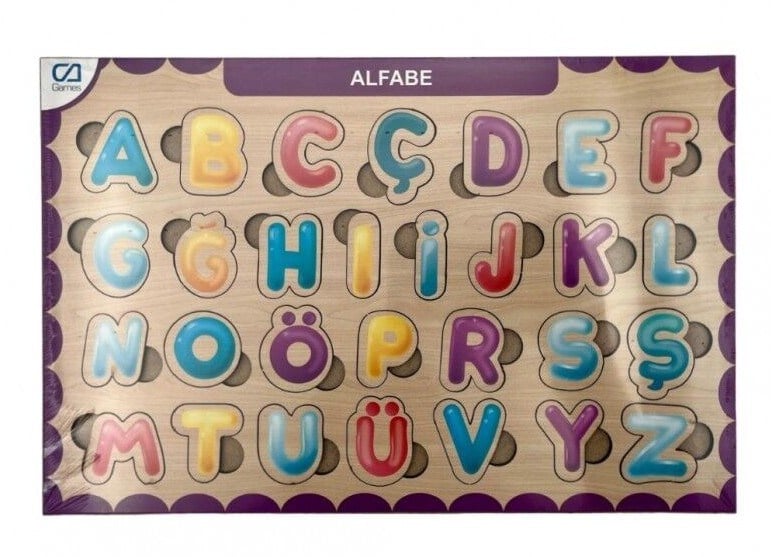 CA GAMES AHŞAP ALFABE BUL-TAK