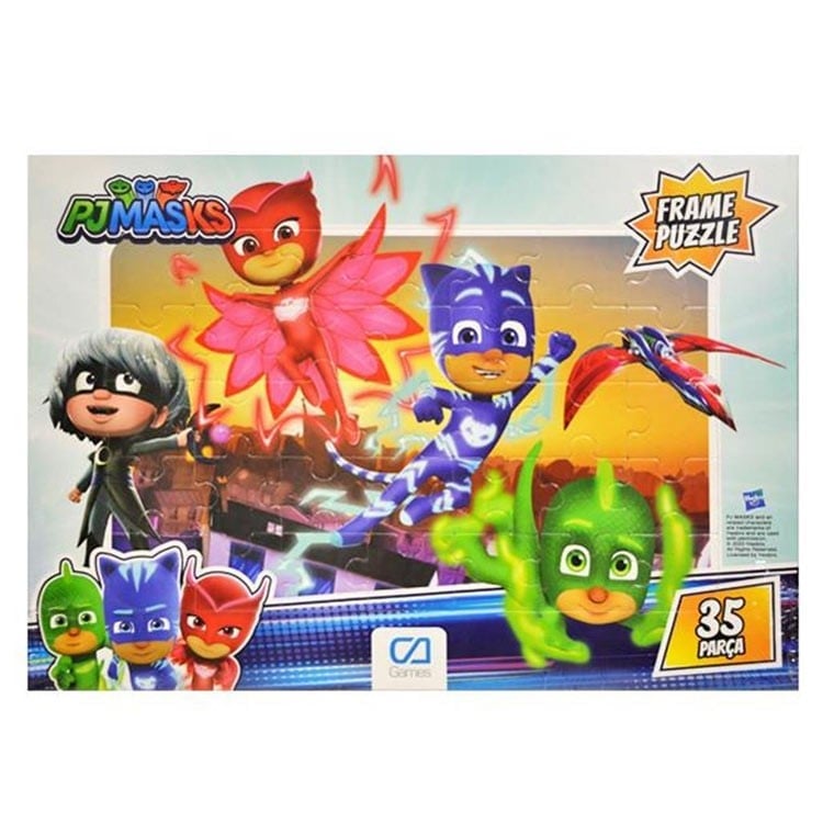 CAFRM-5191-5192 CA GAMES PJMASKS FRAME PUZZLE 35