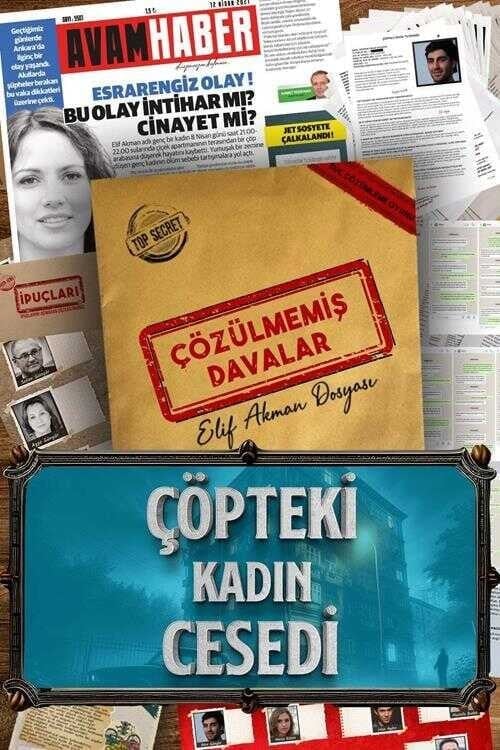 ÇÖZÜLMEMİŞ DAVALAR ÇÖPTEKİ KADIN CESETİ