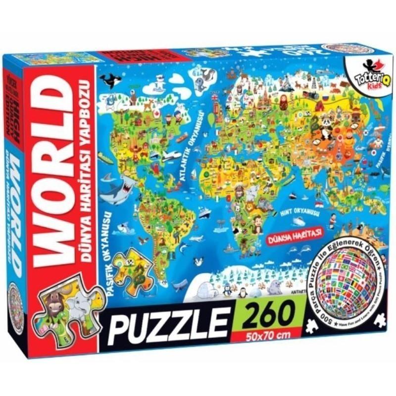 DUNYA KULTUR HARITASI PUZZLE
