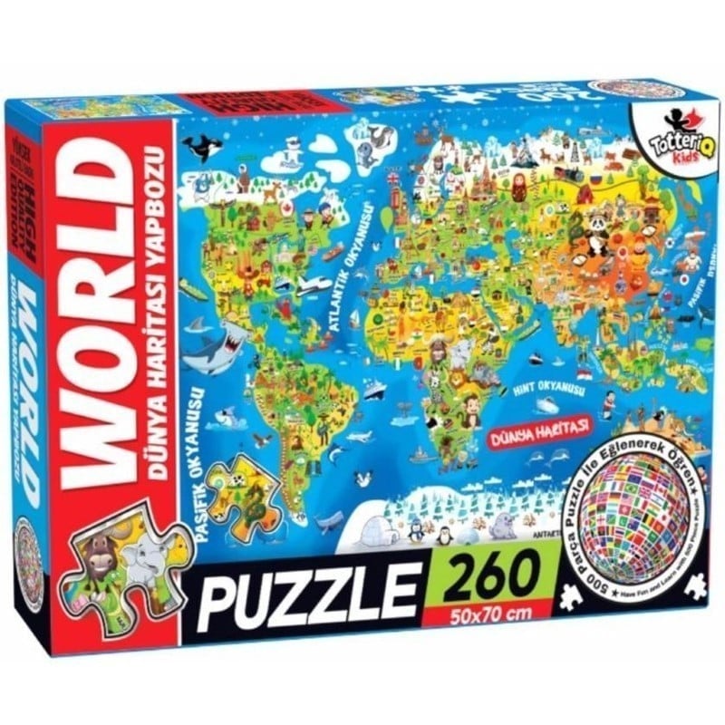 DUNYA KULTUR HARITASI PUZZLE