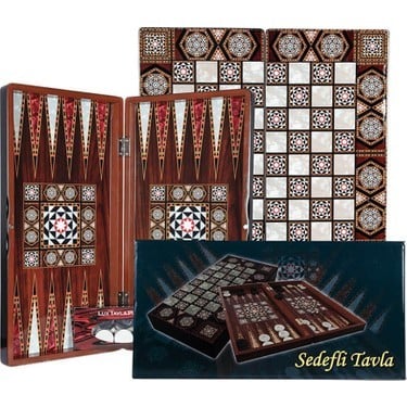 ESER SEDEFLİ İZMİR TAVLA TAKIMI (BÜYÜK)